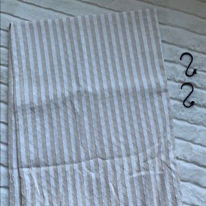 Threshold Shower Curtain Cream & White Stripes